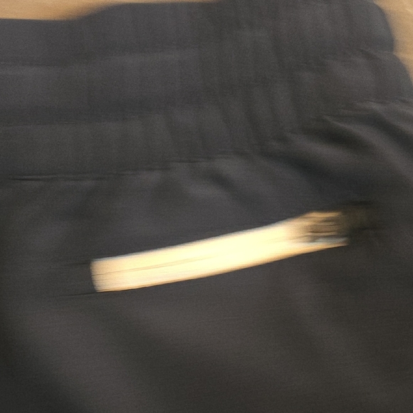 Vuori Dark Blue Athletic Shorts with White Accents - Picture 3 of 5